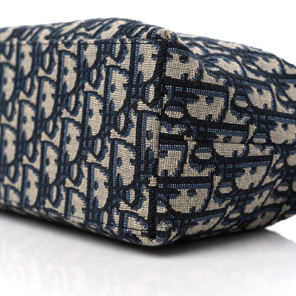 Christian Dior Oblique Medium Diortravel Nomad Pouch Blue 9 of 9