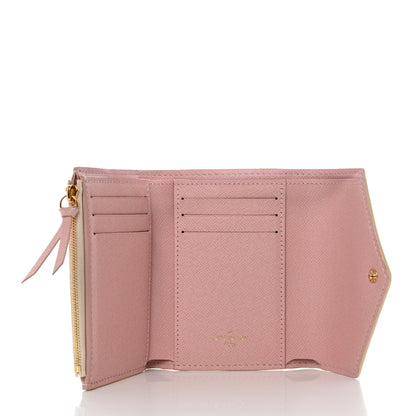 Louis Vuitton Damier Azur Victorine Wallet Rose Ballerine 5 of 11