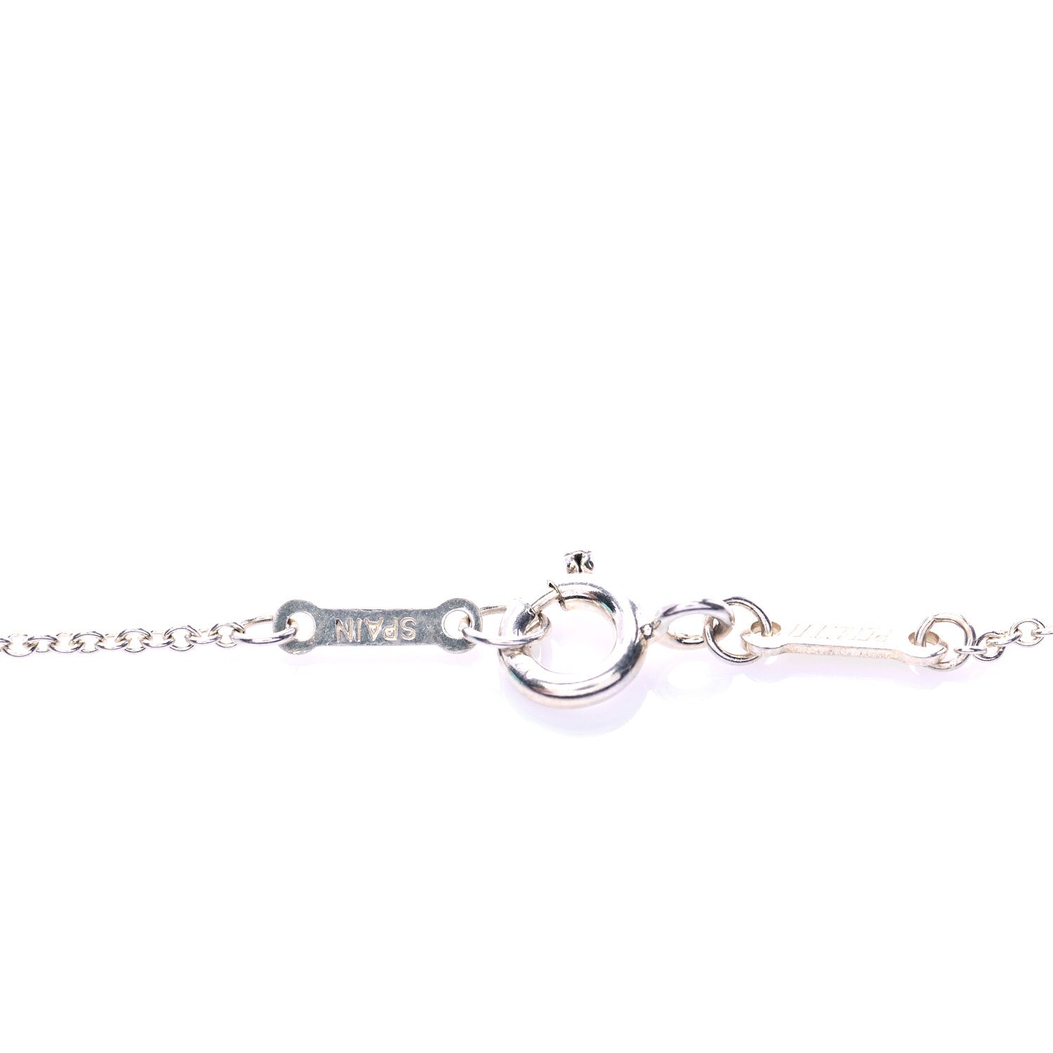 Tiffany Sterling Silver Elsa Peretti Open Tear Drop Pendant Necklace 4 of 6