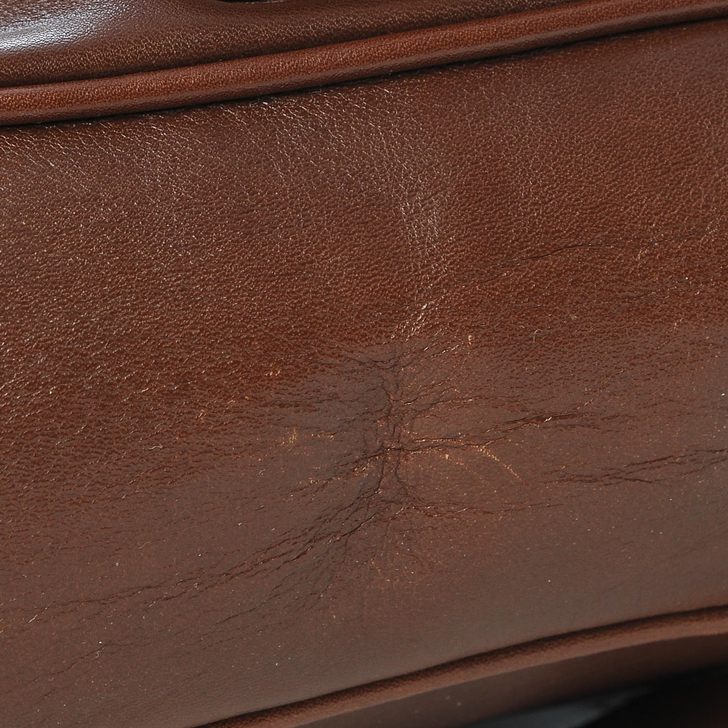 Calfskin Bamboo Backpack Brown