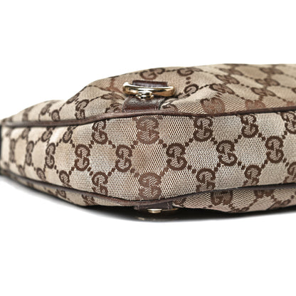 Gucci Monogram Medium Abbey D Ring Hobo Brown 9 of 17