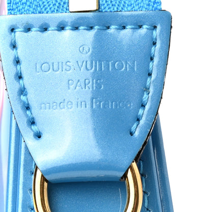 Louis Vuitton Vernis Valentine Mini Pochette Accessories Baby Blue Neon 6 of 7