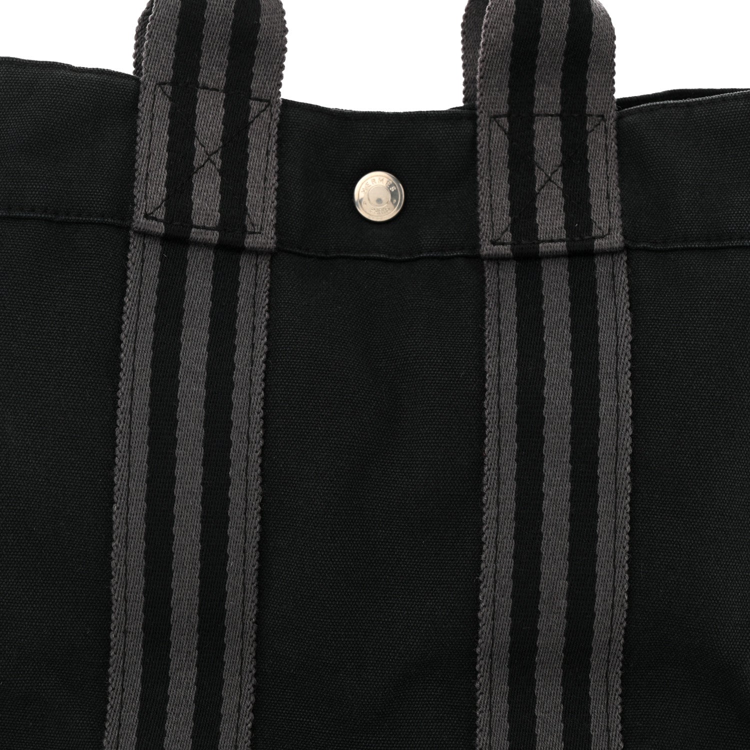 Hermes Canvas Tout Fourre PM Black 6 of 12