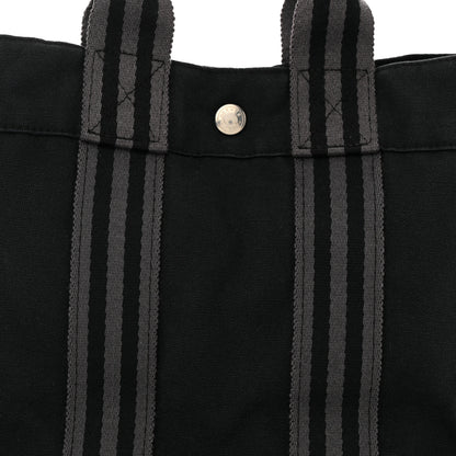 Hermes Canvas Tout Fourre PM Black 6 of 12