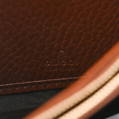 Gucci New Denim GG Monogram Jackie 1961 Chain Wallet Blue Tea Cuir 6 of 10