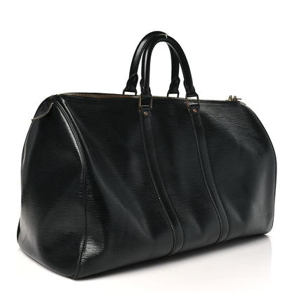 Louis Vuitton Epi Keepall 45 Black 2 of 9