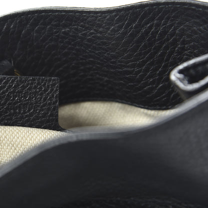 Gucci Pebbled Calfskin Medium Soho Chain Shoulder Bag Black 9 of 10