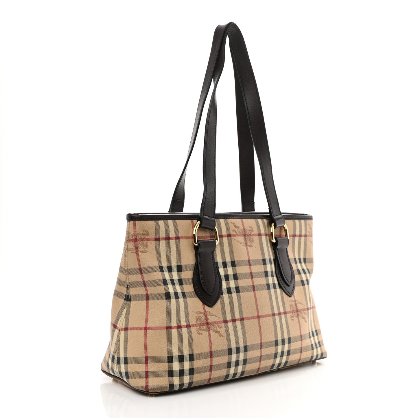Haymarket Check Medium Tote Chocolate