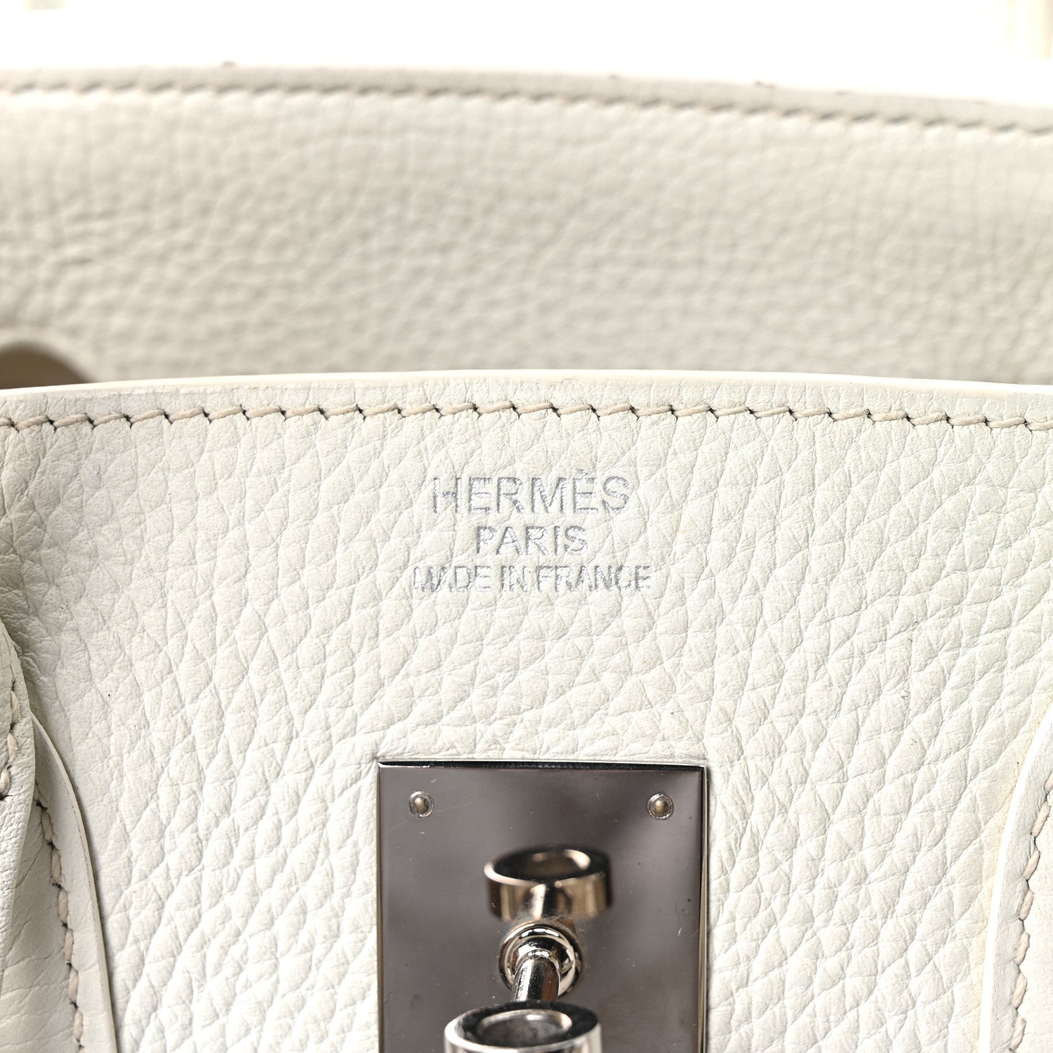 Hermes Togo Birkin 35 White 5 of 9