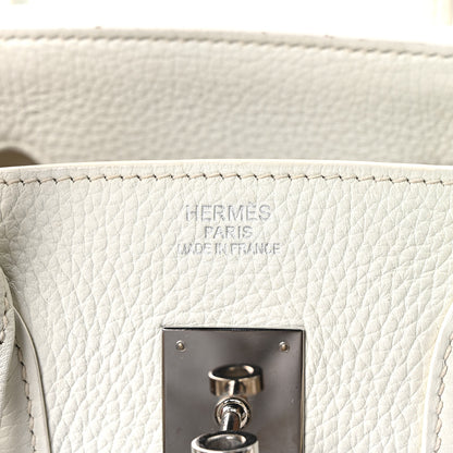 Hermes Togo Birkin 35 White 5 of 9