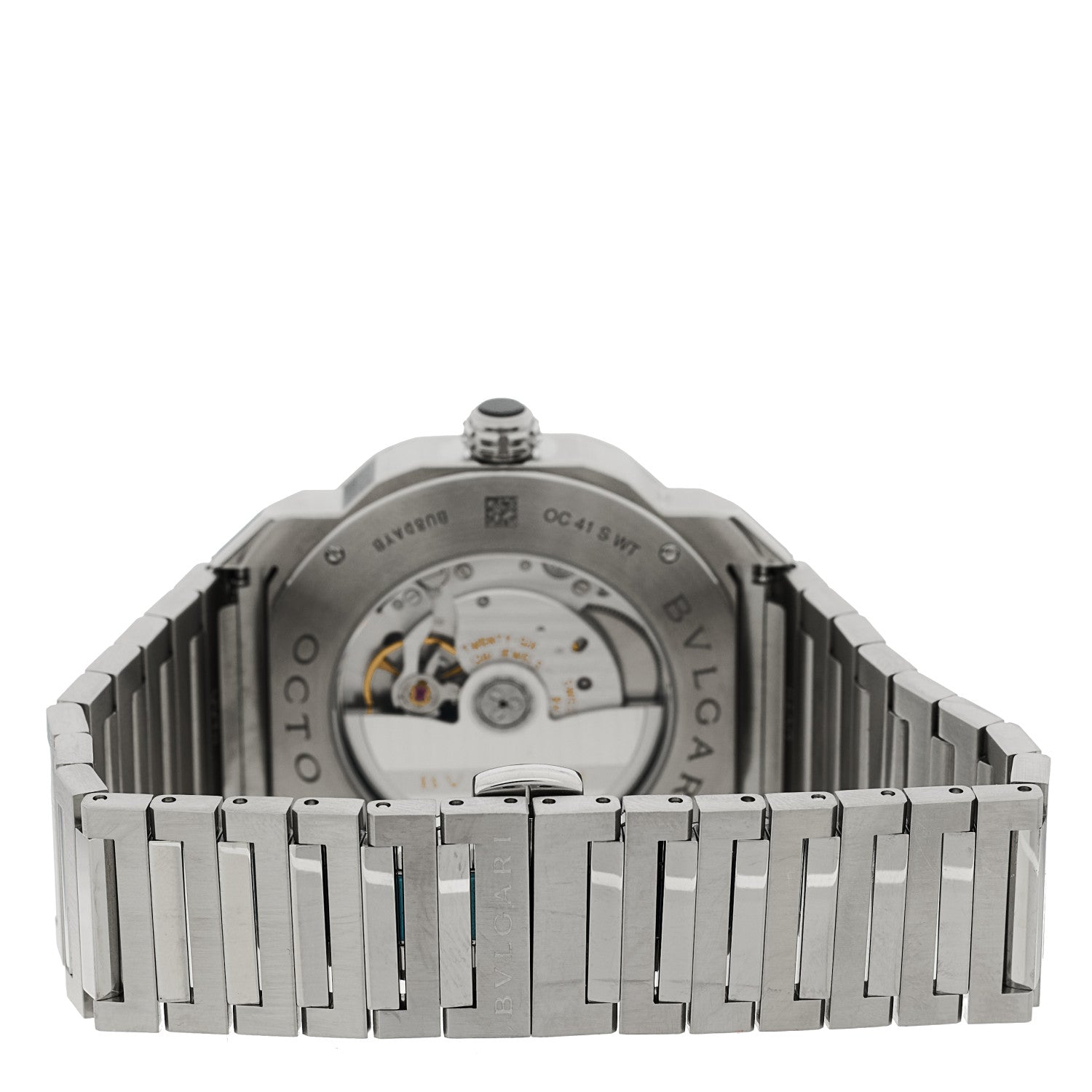 Bulgari Stainless Steel 41mm Octo Roma Worldtimer Automatic Watch Blue 3 of 5