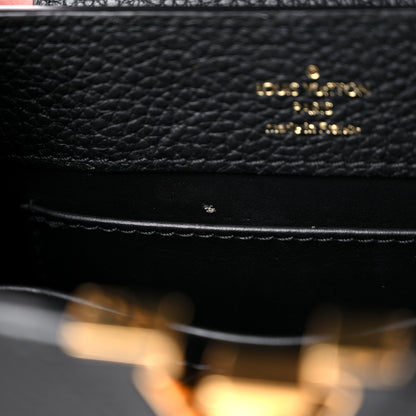 Louis Vuitton Taurillon Snakeskin Mini Capucines Black 8 of 12