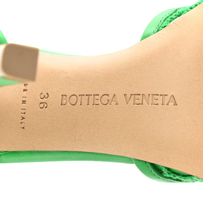 Bottega Veneta Mesh Nappa Stretch Ankle Tie 90mm Sandals 36 Grass 7 of 8