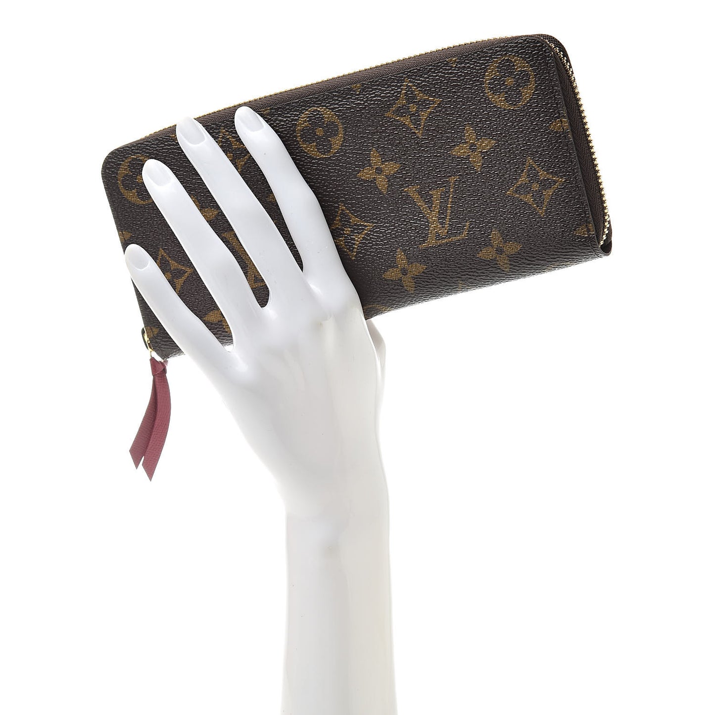 Monogram Clemence Wallet Fuchsia
