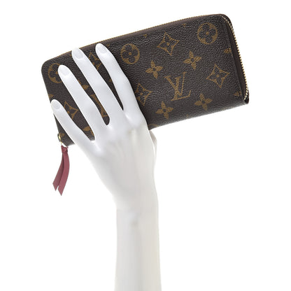 Louis Vuitton Monogram Clemence Wallet Fuchsia 2 of 8