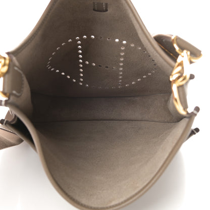 Hermes Taurillon Clemence Evelyne III PM Etoupe 5 of 11