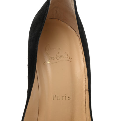 Christian Louboutin Suede Pigalle Plato 120 Pumps 39 Black 7 of 9
