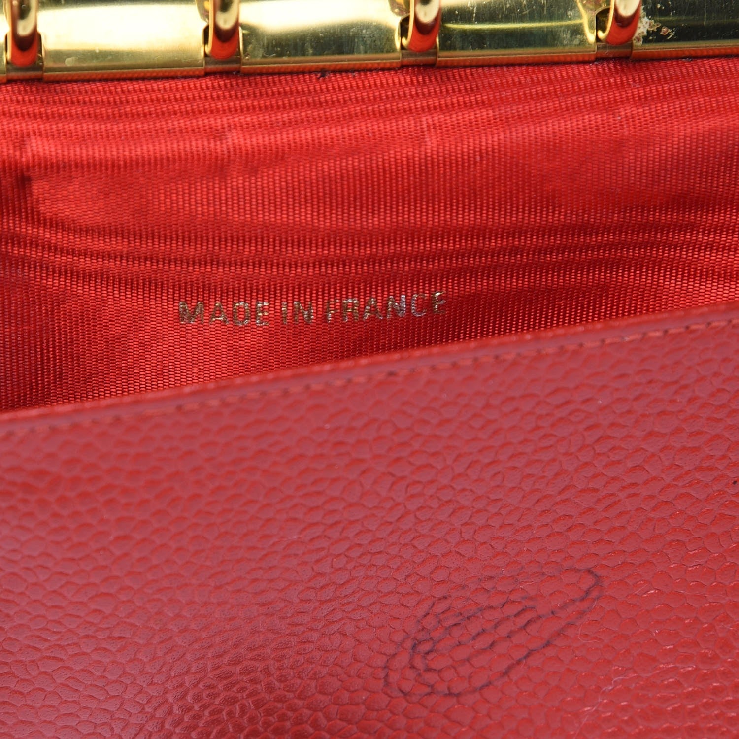 Chanel Caviar CC Small Ring Agenda Planner Red 6 of 11