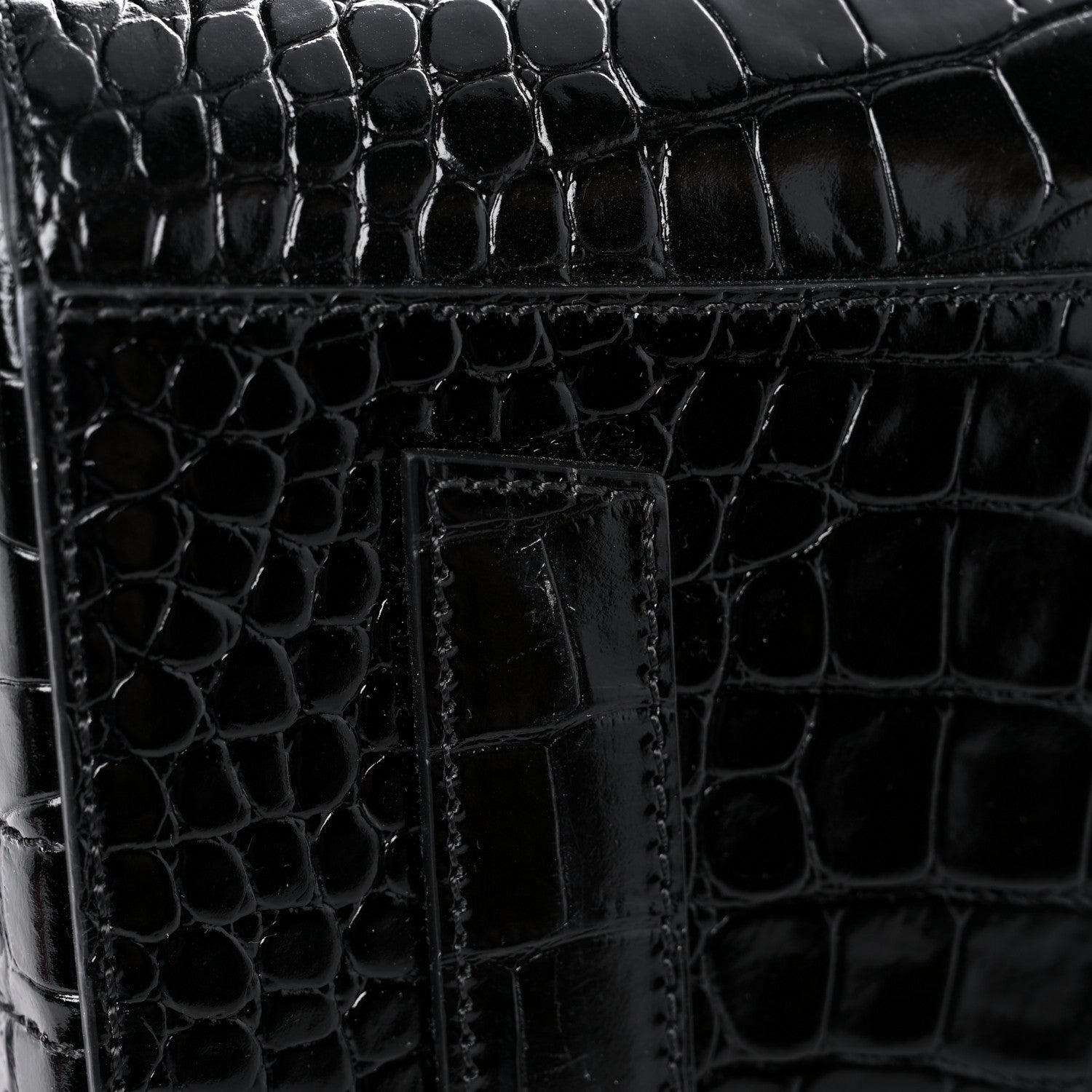 Givenchy Calfskin Crocodile Embossed Small Antigona Black 12 of 12