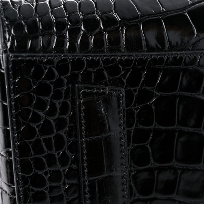 Givenchy Calfskin Crocodile Embossed Small Antigona Black 12 of 12