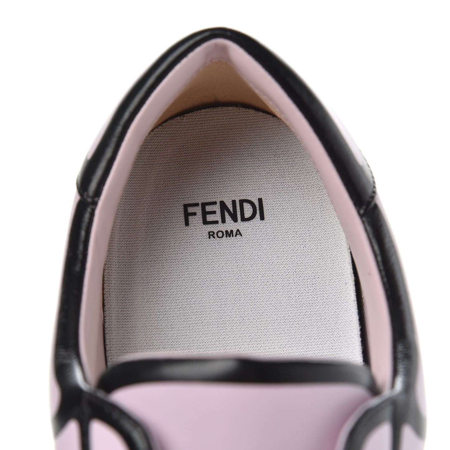 X JOSHUA VIDES Nappa Rockoclick Slip On Sneakers 38.5 Pink Xiloph White Black
