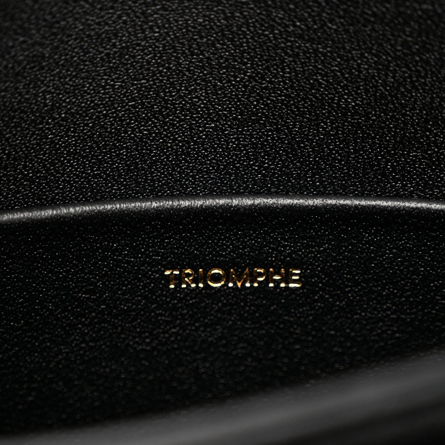 Shiny Calfskin Teen Triomphe Black