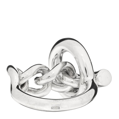 Hermes Sterling Silver GM Croisette Ring 50 5.5 2 of 3