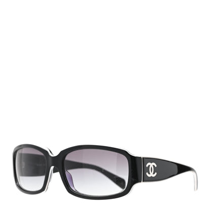 Chanel CC Sunglasses 5144 Black White 1 of 7