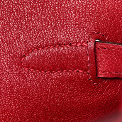 Hermes Epsom Birkin 40 Rouge Vif 22 of 51