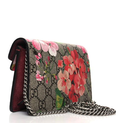 Gucci GG Supreme Monogram Blooms Super Mini Dionysus Shoulder Bag Beige Multicolor Dry Rose 3 of 12