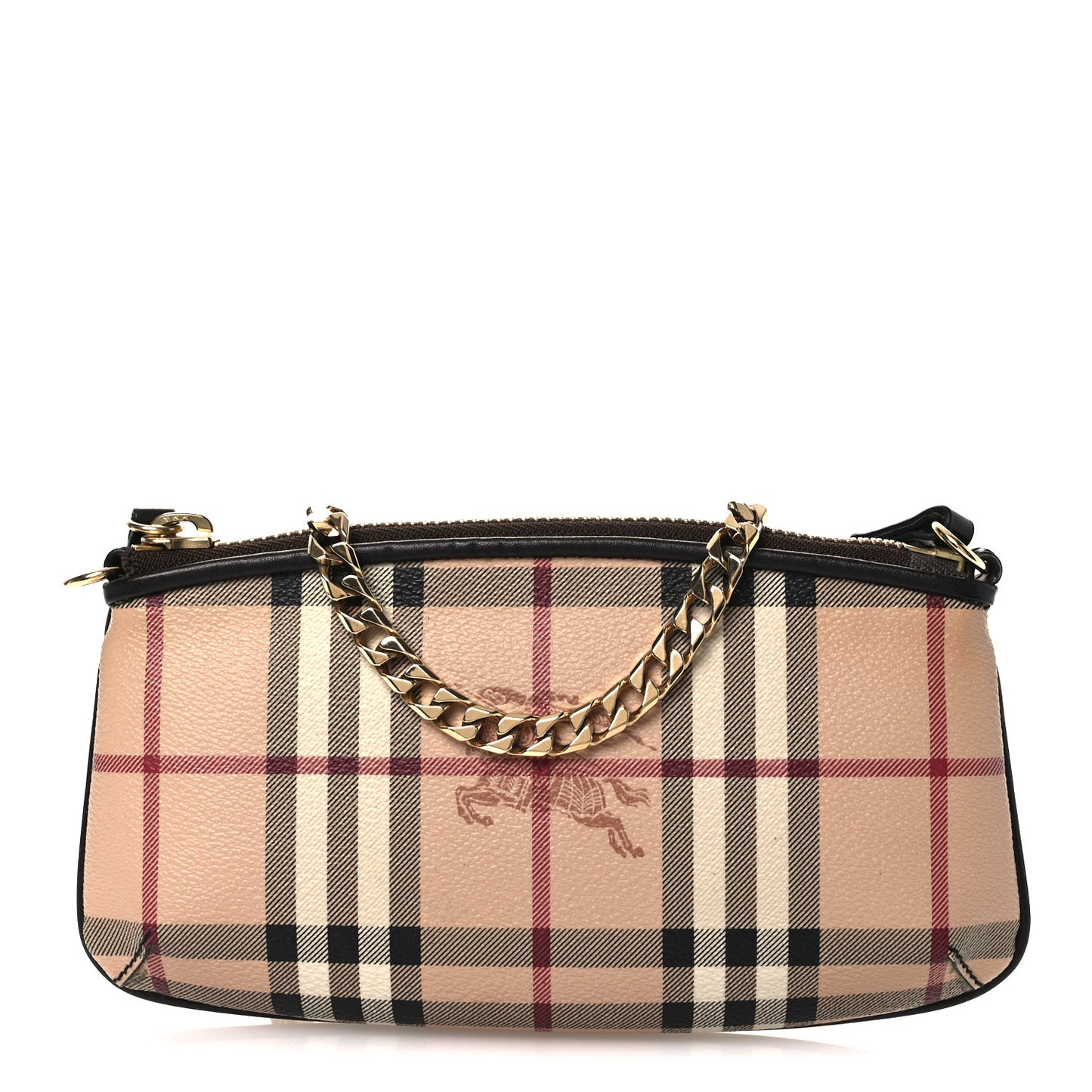 Haymarket Check Clara Pochette Chocolate
