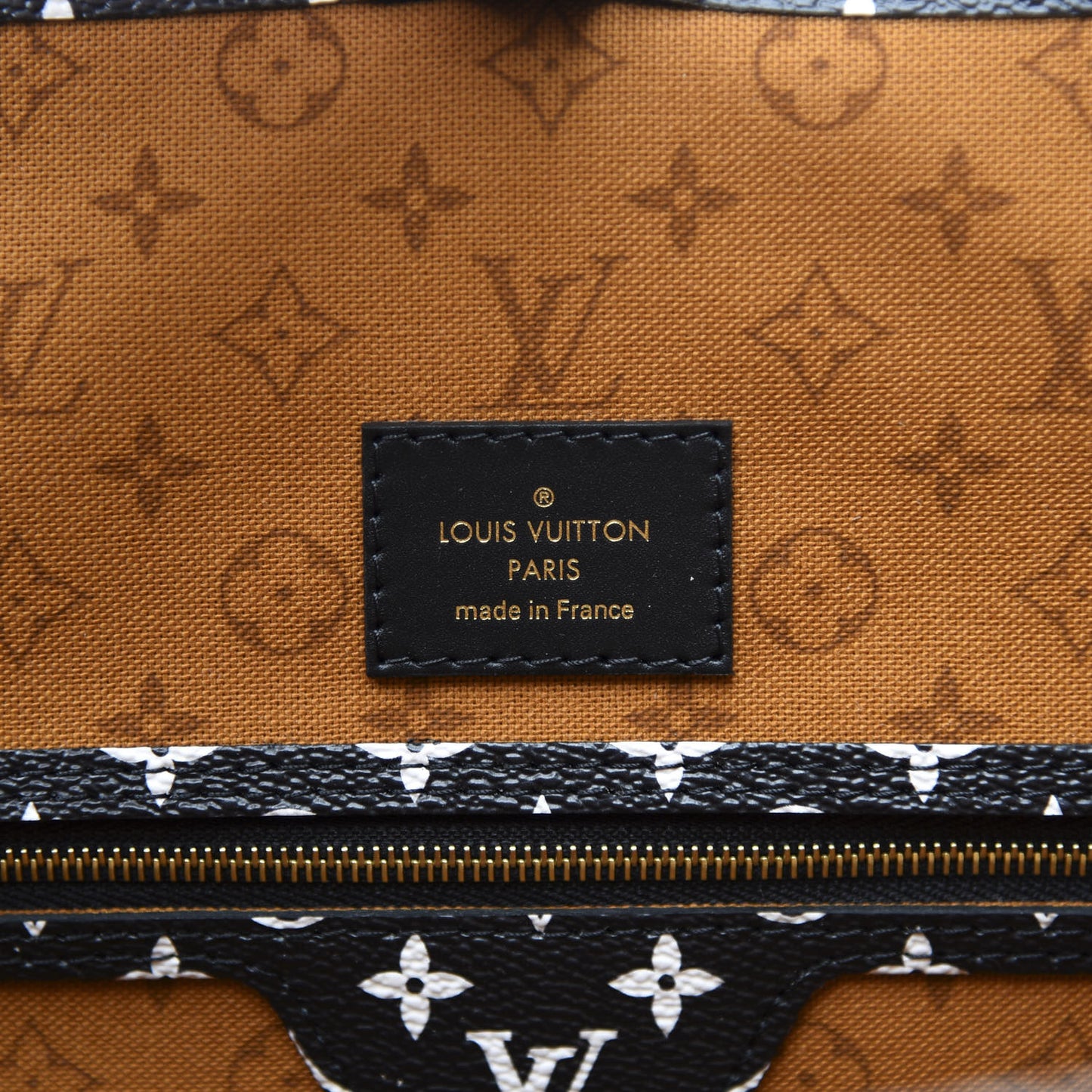 Monogram Giant Crafty Neverfull MM Creme Caramel