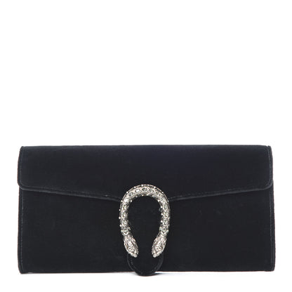 Gucci Velvet Dionysus Clutch Black 1 of 10