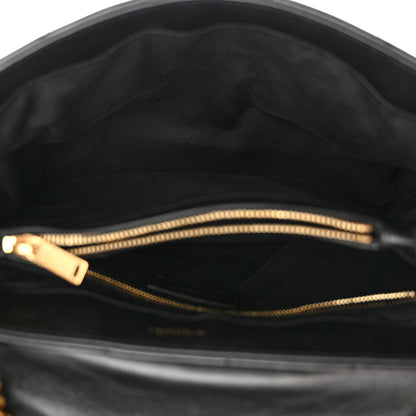 Saint Laurent Calfskin Y Quilted Monogram Medium Loulou Chain Satchel Black 5 of 11