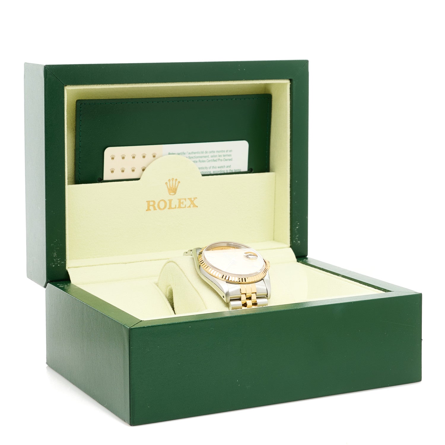 Rolex Stainless Steel 18K Yellow Gold 36mm Oyster Perpetual Datejust Watch Champagne 16233 5 of 5