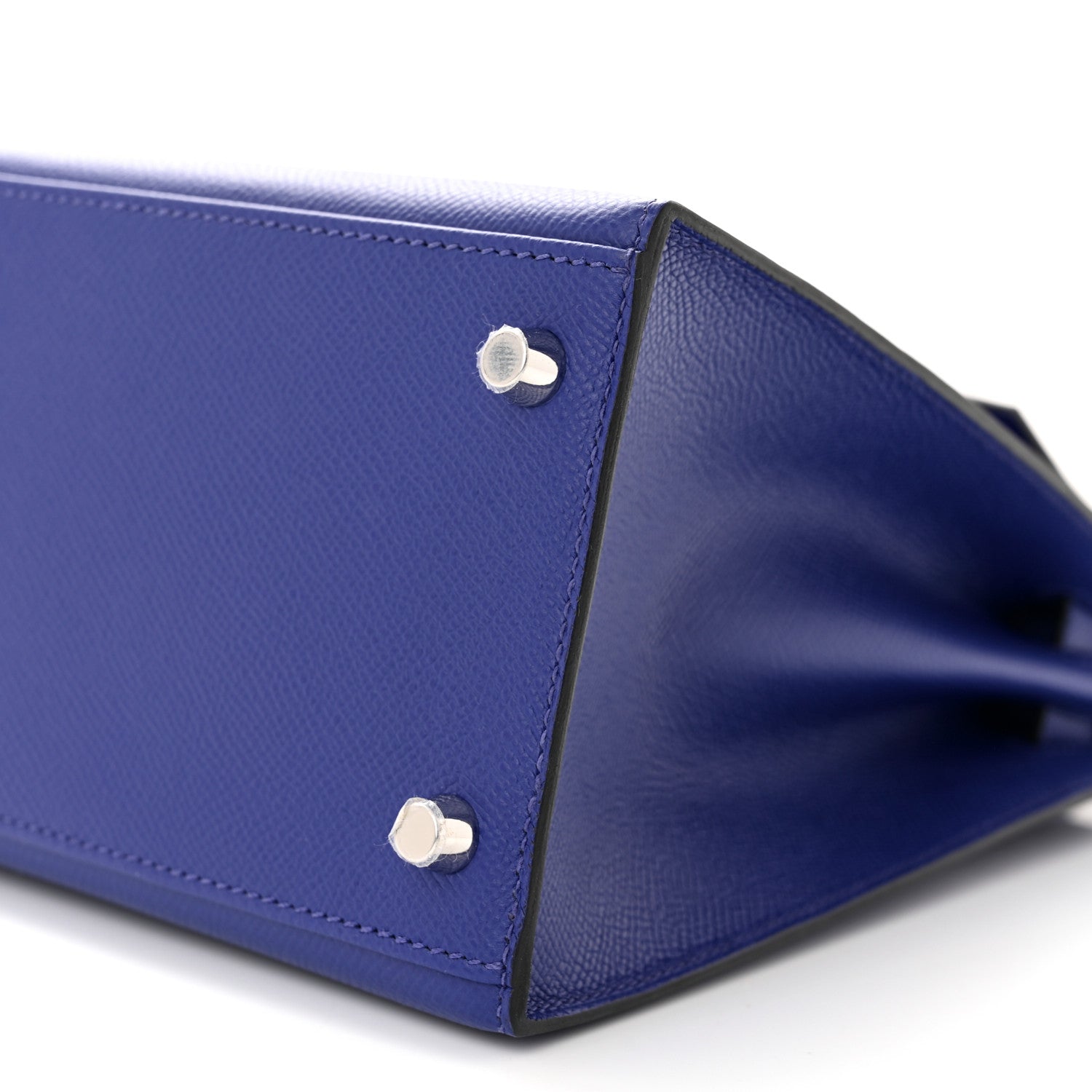 Hermes Epsom Kelly Sellier 28 Bleu Electrique 9 of 10