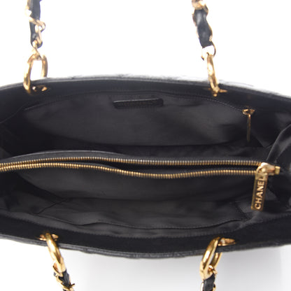 Chanel Caviar Quilted Grand Shopping Tote GST Black 4 of 9