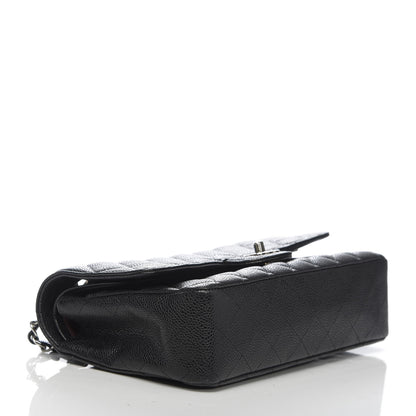Chanel Caviar Quilted Medium Double Flap Black 4 of 15