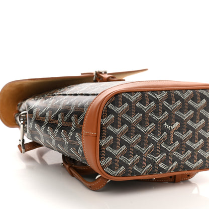 Goyard Goyardine Calfskin Mini Alpin Backpack Black Gold 16 of 17