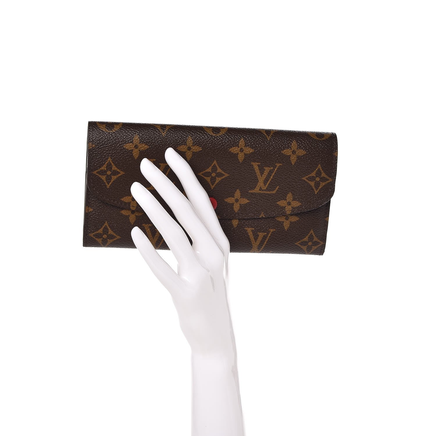 Louis Vuitton Monogram Emilie Wallet Red 2 of 6