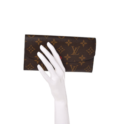 Louis Vuitton Monogram Emilie Wallet Red 2 of 6
