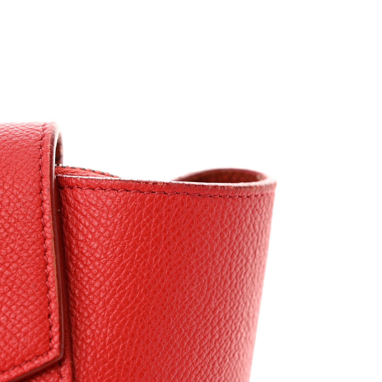 Celine Baby Grained Calfskin Micro Belt Bag Coquelicot 11 of 14