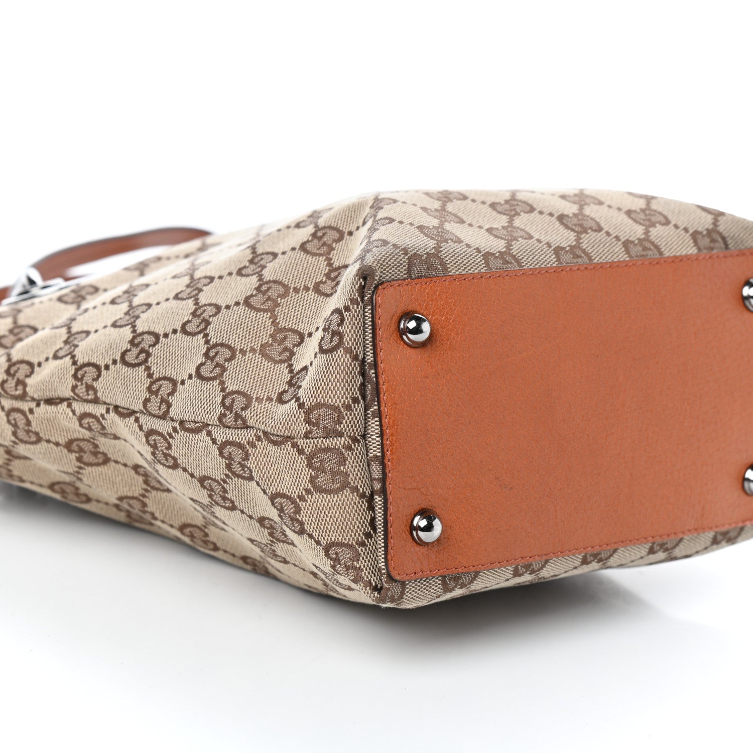 Gucci Monogram Small Eclipse Tote Orange 7 of 8