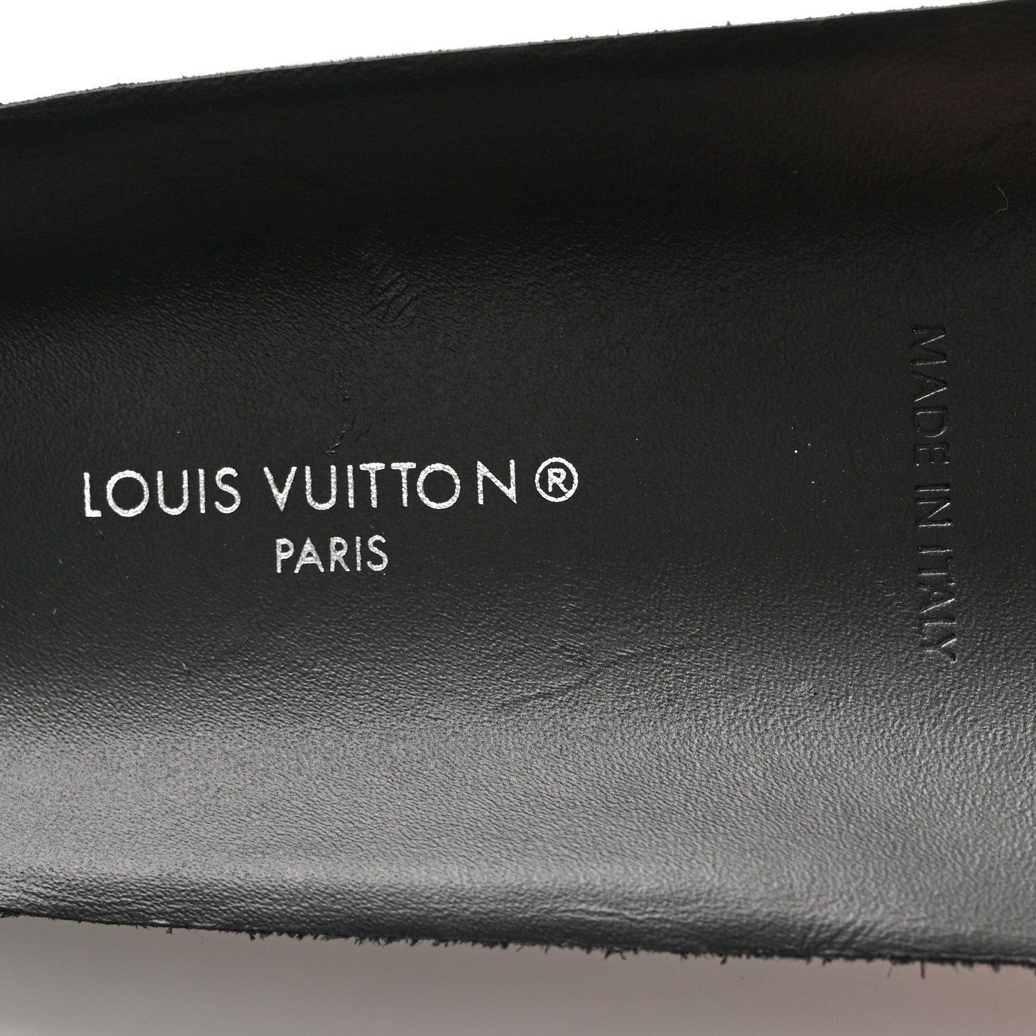 Louis Vuitton Suede Shearling Polar Flat Half Boots 37 Black 8 of 14