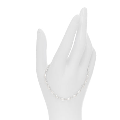 Tiffany Sterling Silver 4mm Elsa Peretti Bean Bracelet 2 of 5