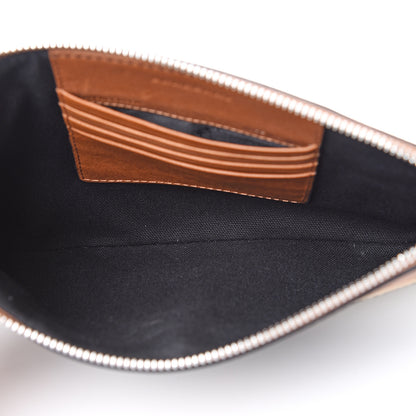 Burberry Mega Check Peyton Crossbody Clutch Bag Saddle Brown 4 of 10