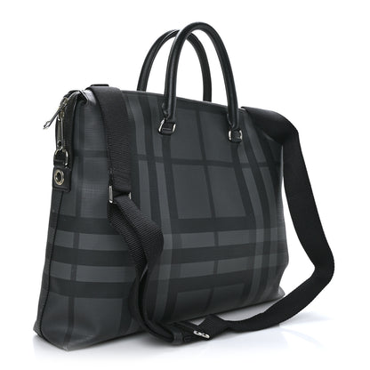 Burberry London Check Large Briefcase Black 2 of 9