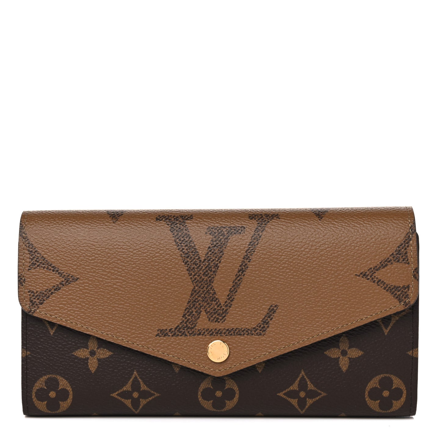 Reverse Monogram Giant Sarah Wallet