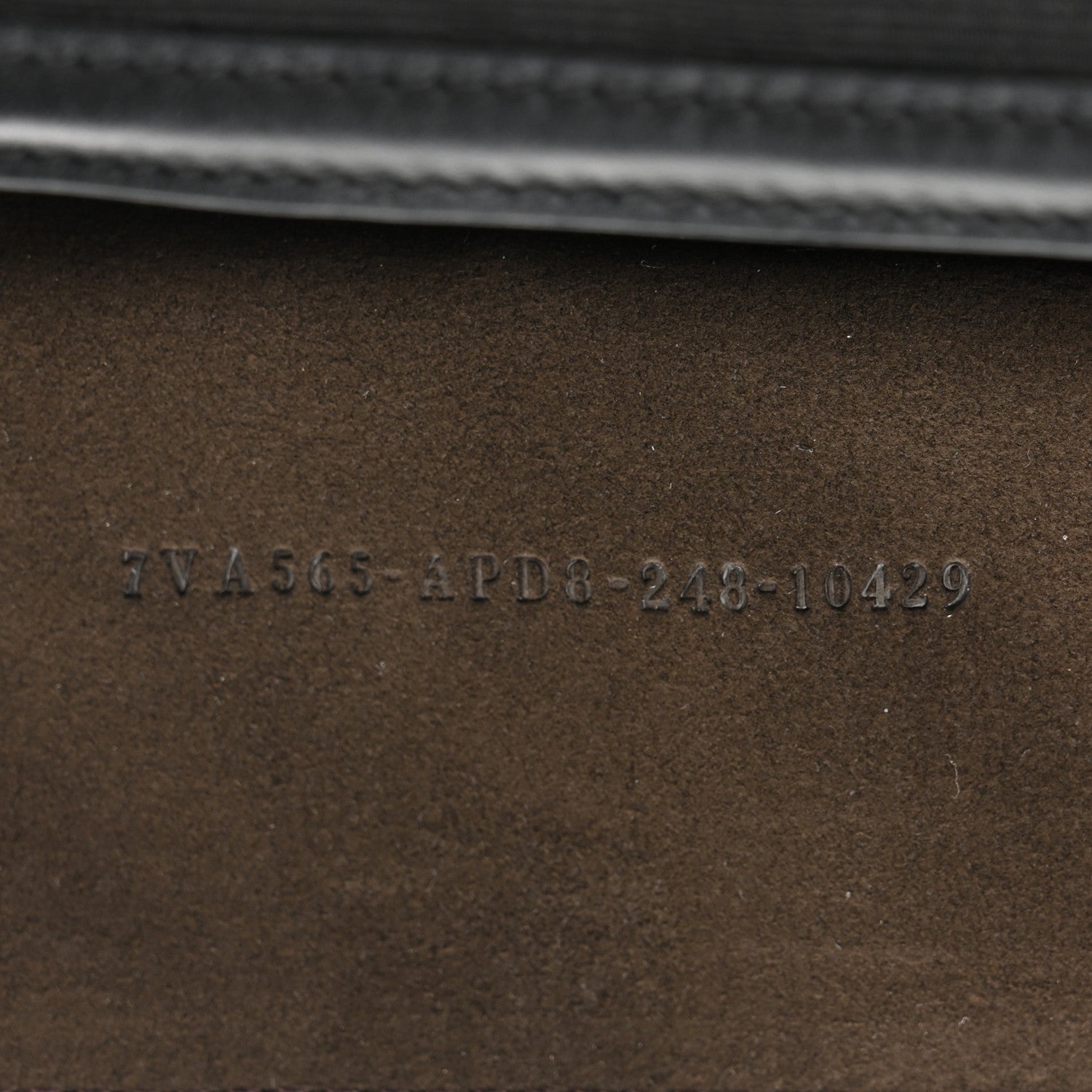 Fendi Recycled Fabric Jacquard Vitello King FF 1974 Baguette Soft Trunk Phone Pouch Brown 7 of 14