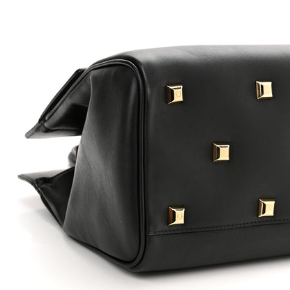 Salvatore Ferragamo Calfskin Medium Studio Bag Black 9 of 11